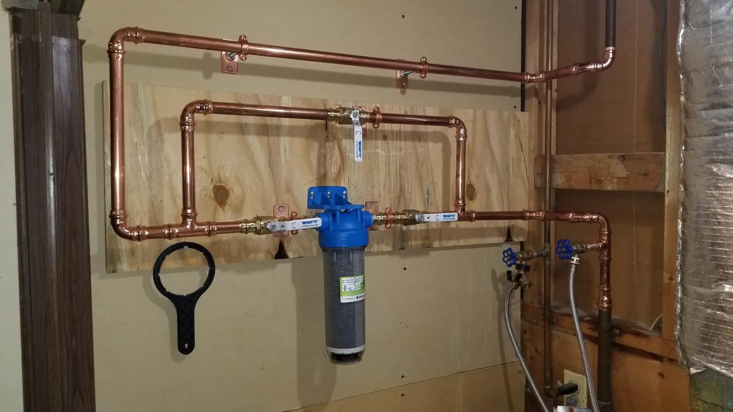 Water filtration installation — Wellesley, MA